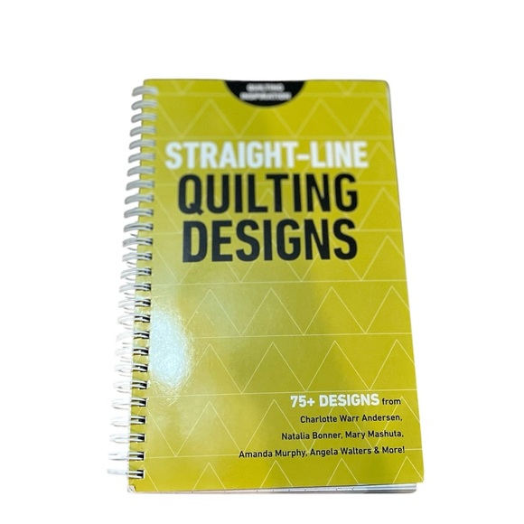 Straight-Line Quilting Designs Book - Yellow Cover new condition - Picture 1 of 6
